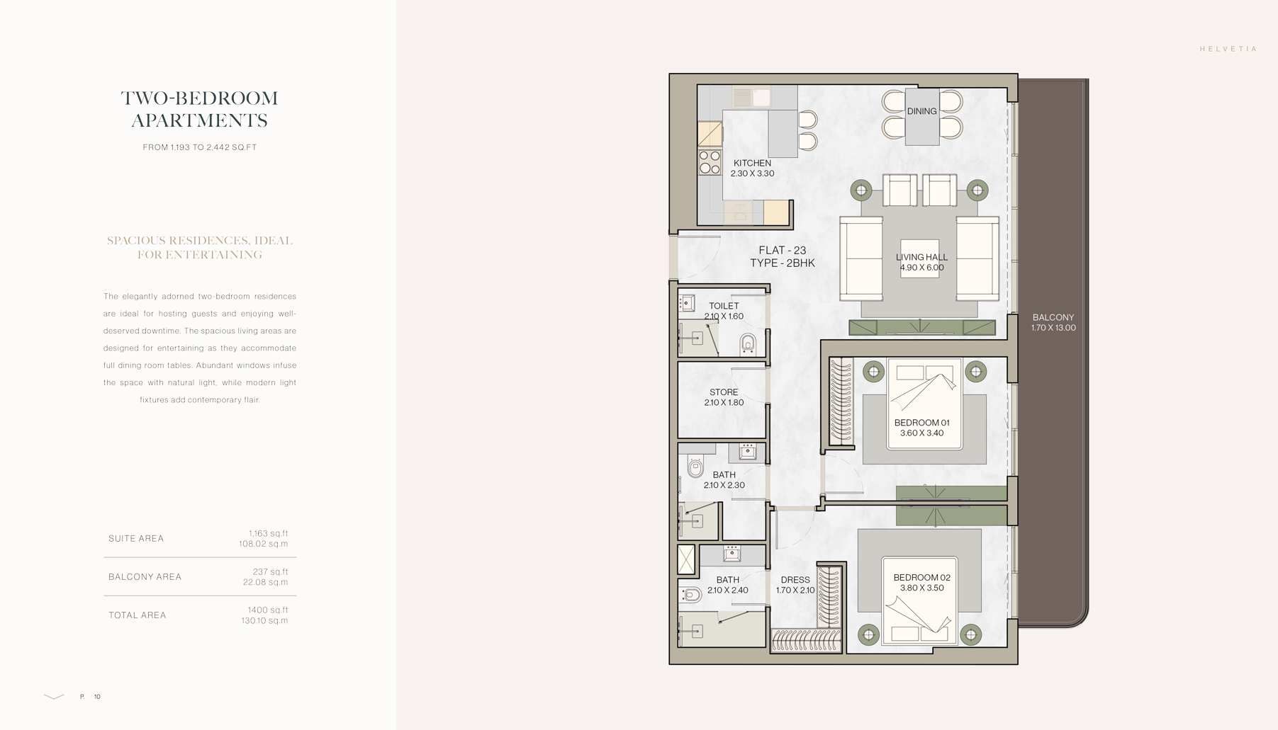 2 Bedroom